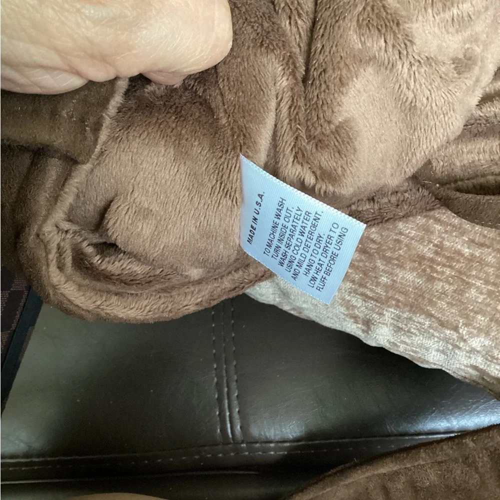 Brown Quilted Dog Snuggle Sack Ruff Ruff Couture